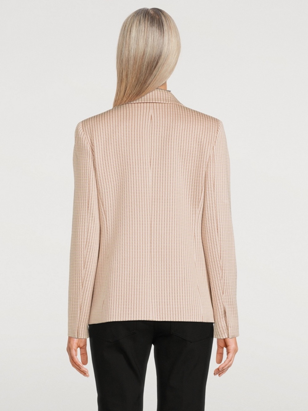 THEORY Staple Blazer In Check Print - Picture 4 of 11